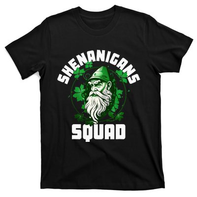 Shenanigans Squad Gnome Shamrock Matching St Patricks Day T-Shirt