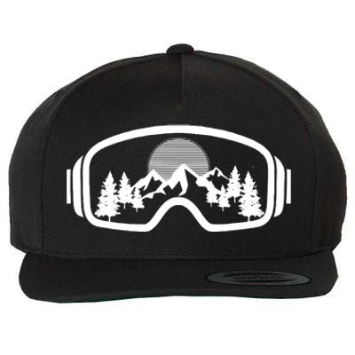 Ski Snowboard Goggles Skiing Snow Mountain Winter Gift Wool Snapback Cap