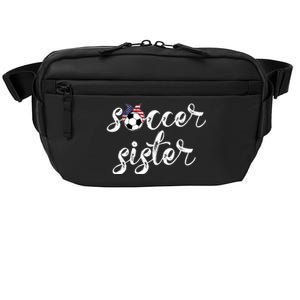 Soccer Sister Gift Football Jersey For Sibling Futbol Player Crossbody Pack