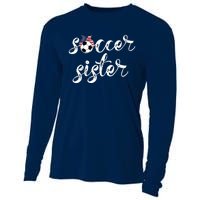 Soccer Sister Gift Football Jersey For Sibling Futbol Player Cooling Performance Long Sleeve Crew