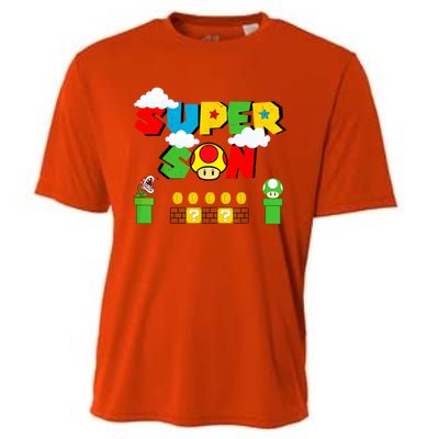 Super Son Gamer Super Retro Game Cooling Performance Crew T-Shirt