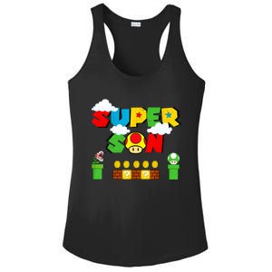 Super Son Gamer Super Retro Game Ladies PosiCharge Competitor Racerback Tank