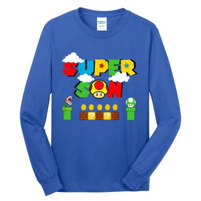 Super Son Gamer Super Retro Game Tall Long Sleeve T-Shirt