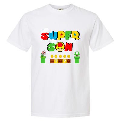 Super Son Gamer Super Retro Game Garment-Dyed Heavyweight T-Shirt