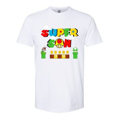 Super Son Gamer Super Retro Game Softstyle CVC T-Shirt