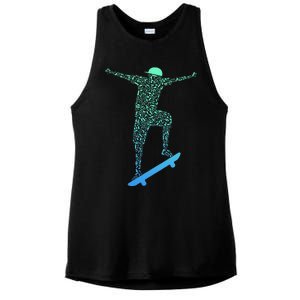 Skateboard Skateboading Gear For Skater Ladies PosiCharge Tri-Blend Wicking Tank