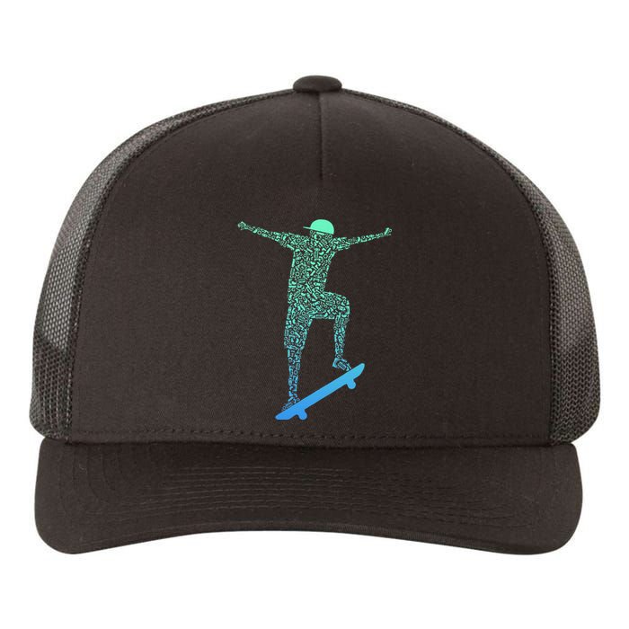 Skateboard Skateboading Gear For Skater Yupoong Adult 5-Panel Trucker Hat