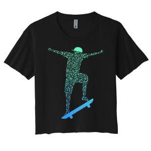 Skateboard Skateboading Gear For Skater Women's Crop Top Tee