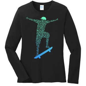 Skateboard Skateboading Gear For Skater Ladies Long Sleeve Shirt