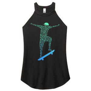 Skateboard Skateboading Gear For Skater Women's Perfect Tri Rocker Tank