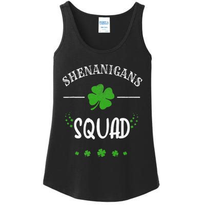 Shenanigans Squad Gnomes Green Proud Irish Ladies Essential Tank