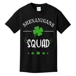 Shenanigans Squad Gnomes Green Proud Irish Kids T-Shirt