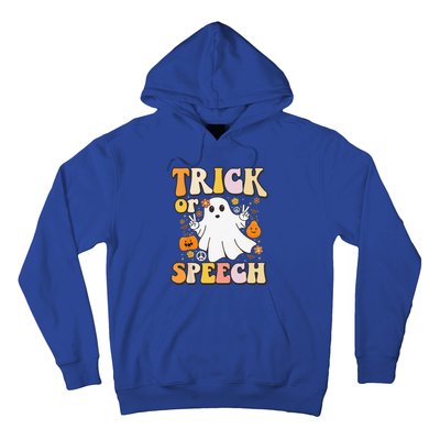 Spooky SLP Groovy Halloween Speech Language Pathologist Hoodie