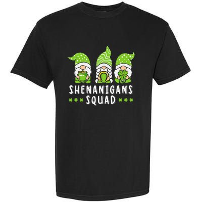 Shenanigans Squad Gnomes Green Proud Irish Garment-Dyed Heavyweight T-Shirt