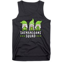 Shenanigans Squad Gnomes Green Proud Irish Tank Top