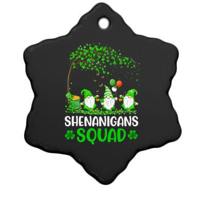 Shenanigans Squad Gnomes Green Proud Irish Funny  Ceramic Star Ornament