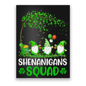 Shenanigans Squad Gnomes Green Proud Irish Funny  Poster