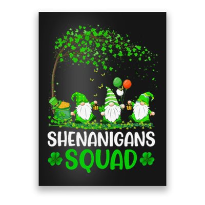 Shenanigans Squad Gnomes Green Proud Irish Funny  Poster