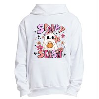 Spooky Season Ghost Retro Groovy Halloween Women Girl Urban Pullover Hoodie