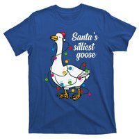 Santa’S Silliest Goose Funny Christmas Family Gift T-Shirt