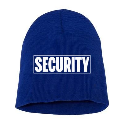 Security Security Guard Costume Security Officer Short Acrylic Beanie