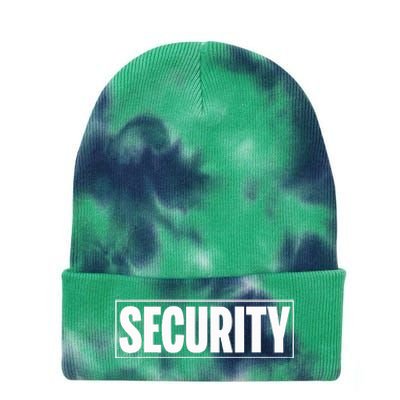 Security Security Guard Costume Security Officer Tie Dye 12in Knit Beanie