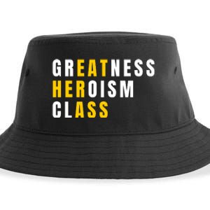 Sarcastic Sarcasm Greatness Heroism Class Eat Her Ass Sustainable Bucket Hat