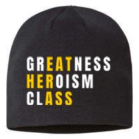 Sarcastic Sarcasm Greatness Heroism Class Eat Her Ass Sustainable Beanie