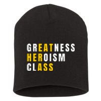 Sarcastic Sarcasm Greatness Heroism Class Eat Her Ass Short Acrylic Beanie