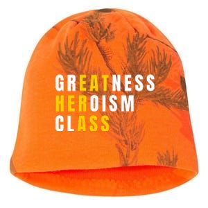 Sarcastic Sarcasm Greatness Heroism Class Eat Her Ass Kati - Camo Knit Beanie