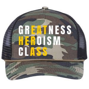 Sarcastic Sarcasm Greatness Heroism Class Eat Her Ass Retro Rope Trucker Hat Cap