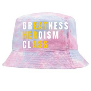 Sarcastic Sarcasm Greatness Heroism Class Eat Her Ass Tie-Dyed Bucket Hat