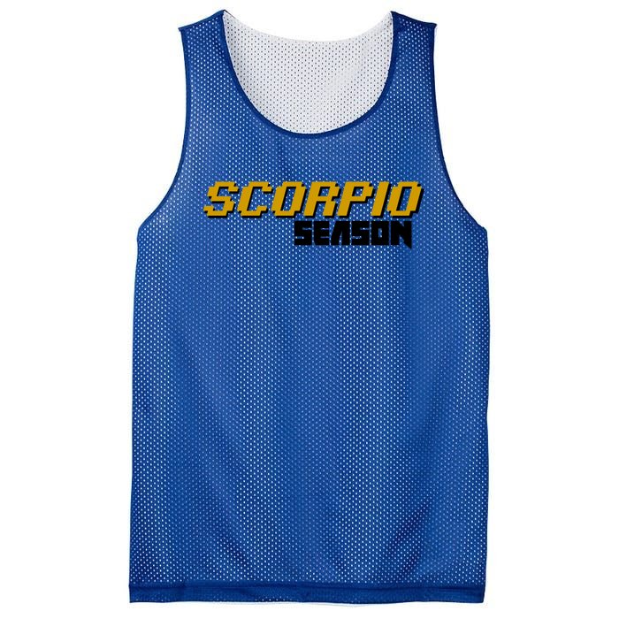 Scorpio Season Great Gift Mesh Reversible Basketball Jersey Tank