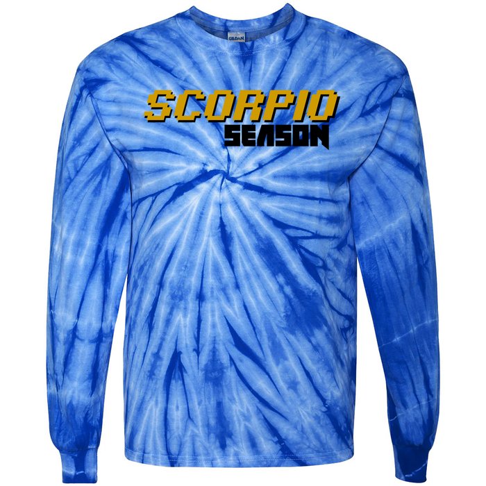 Scorpio Season Great Gift Tie-Dye Long Sleeve Shirt