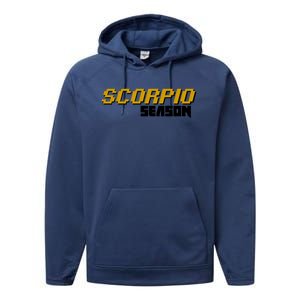 Scorpio Season Great Gift Performance Fleece Hoodie