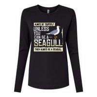 Seagull Seabird Gift Sea Gull Bird Womens Cotton Relaxed Long Sleeve T-Shirt