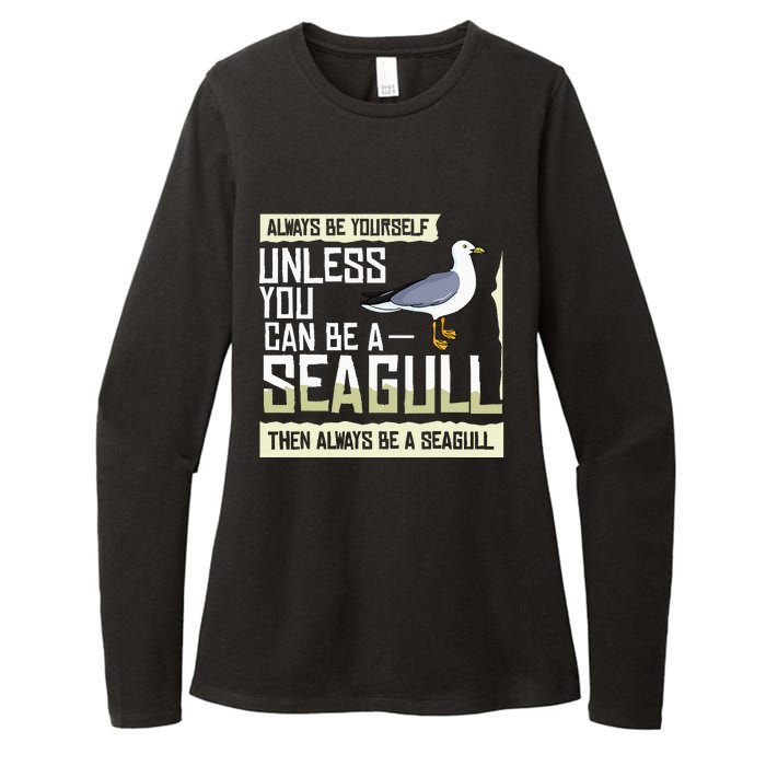 Seagull Seabird Gift Sea Gull Bird Womens CVC Long Sleeve Shirt