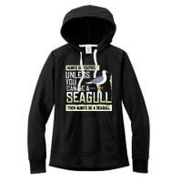 Seagull Seabird Gift Sea Gull Bird Women's Fleece Hoodie