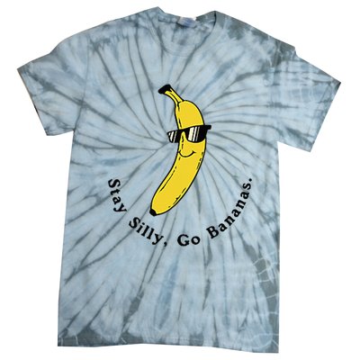 Stay Silly Go Bananas Art Fun Stylish Tie-Dye T-Shirt