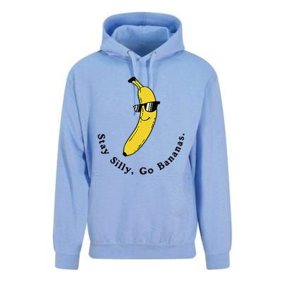 Stay Silly Go Bananas Art Fun Stylish Unisex Surf Hoodie