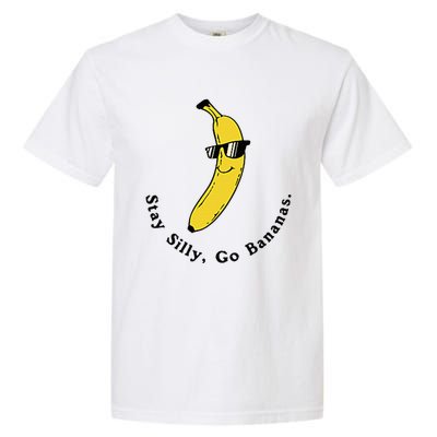 Stay Silly Go Bananas Art Fun Stylish Garment-Dyed Heavyweight T-Shirt