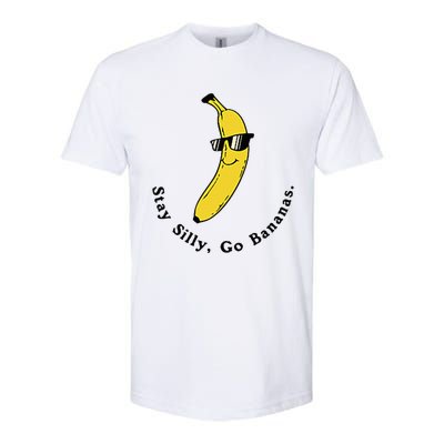 Stay Silly Go Bananas Art Fun Stylish Softstyle CVC T-Shirt