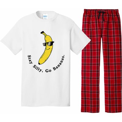 Stay Silly Go Bananas Art Fun Stylish Pajama Set