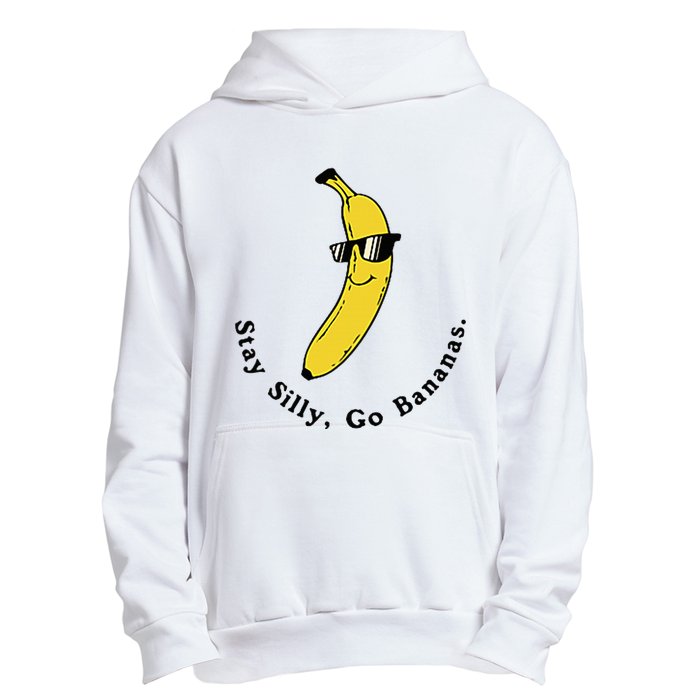 Stay Silly Go Bananas Art Fun Stylish Urban Pullover Hoodie