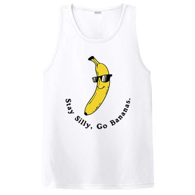 Stay Silly Go Bananas Art Fun Stylish PosiCharge Competitor Tank