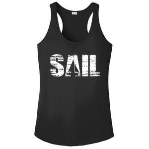 Sail Sailing Gift Ladies PosiCharge Competitor Racerback Tank