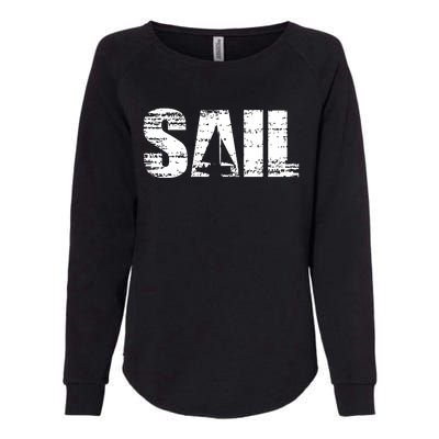 Sail Sailing Gift Womens California Wash Sweatshirt