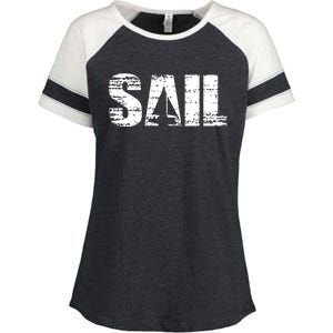 Sail Sailing Gift Enza Ladies Jersey Colorblock Tee