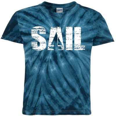 Sail Sailing Gift Kids Tie-Dye T-Shirt