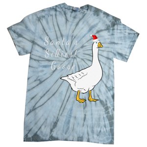 Santa’s silliest goose tacky Funny Christmas  Tie-Dye T-Shirt